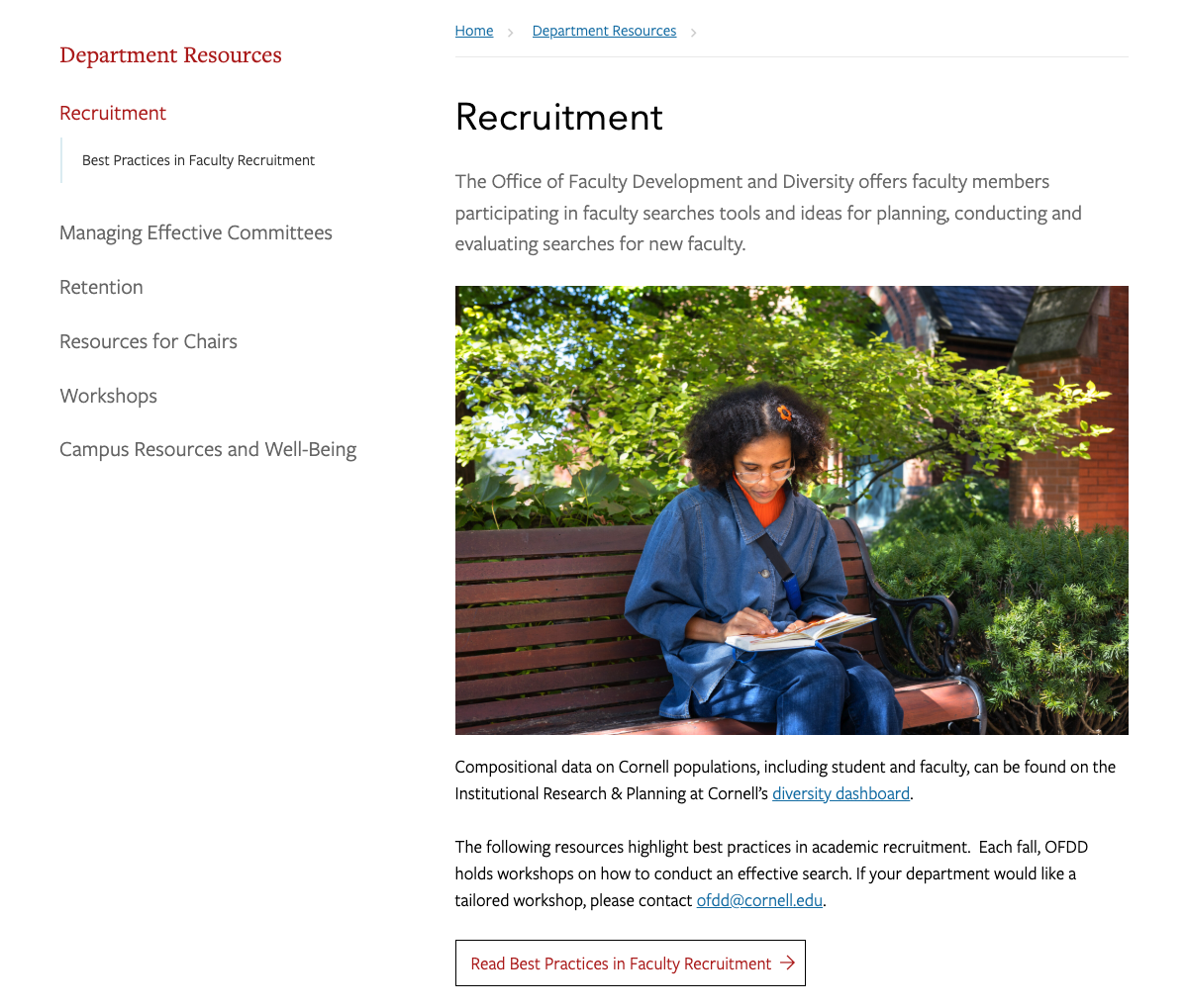 Office of Faculty Development & Diversity - Recruitment