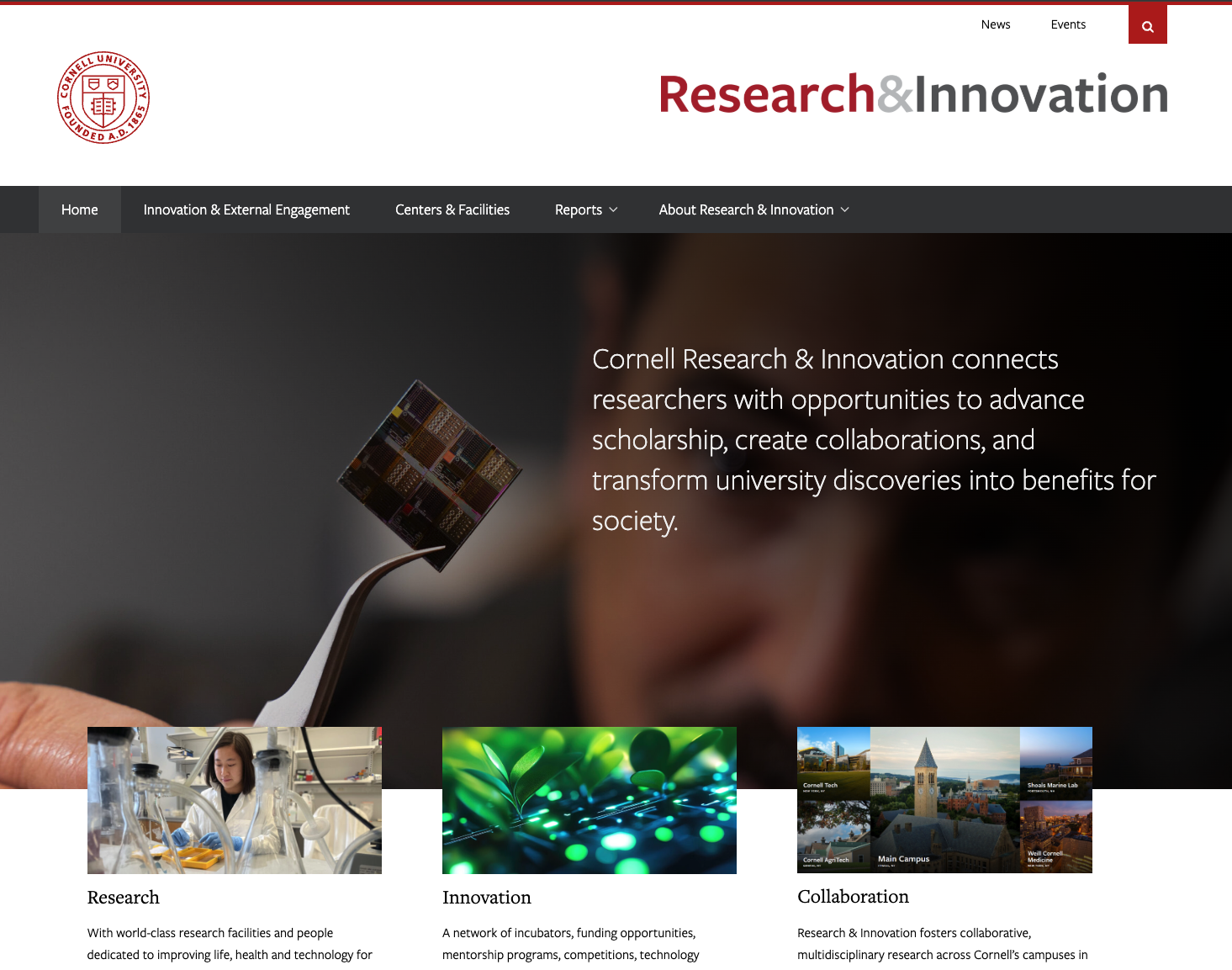 Cornell University Research & Innovation - Home